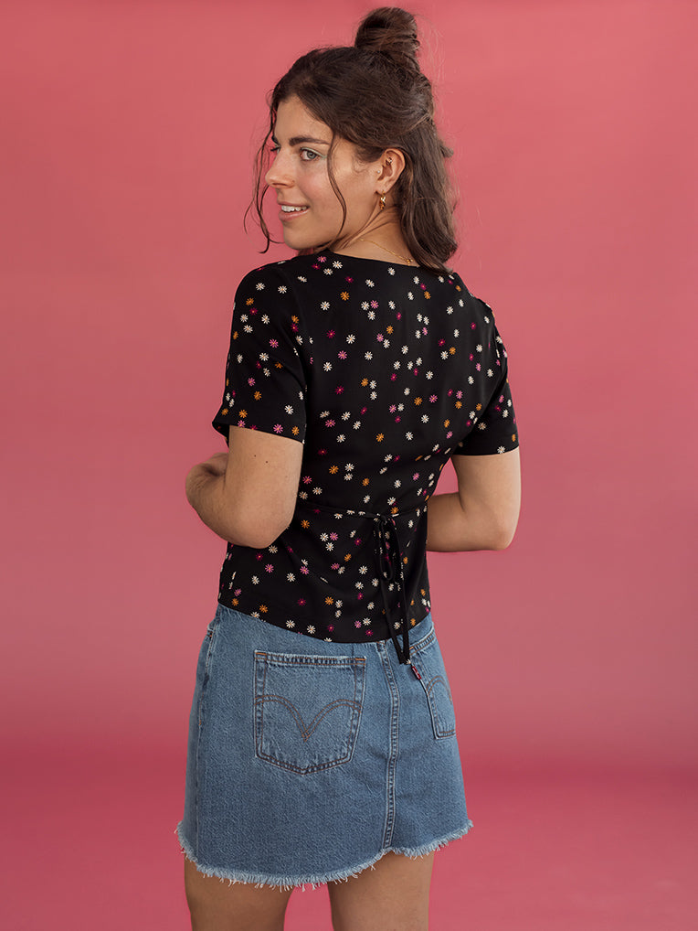 Haut pour femmes boutonnée