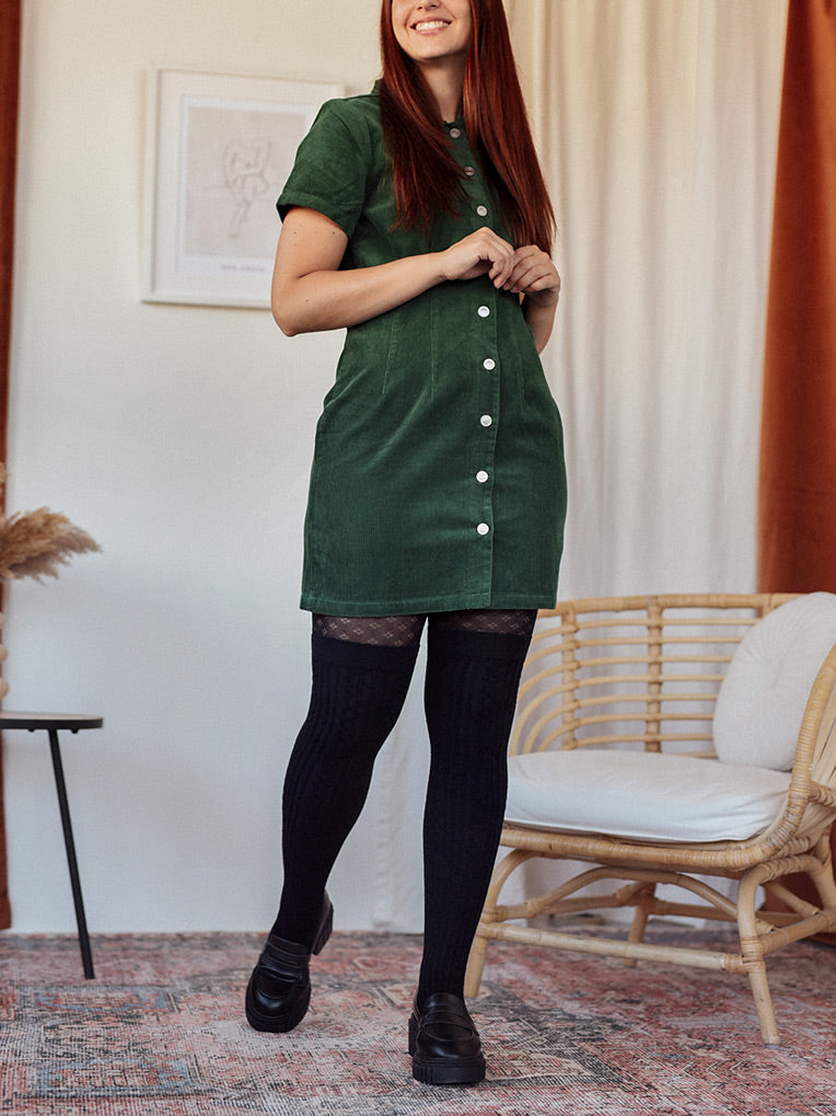 Femmes Chaussettes hautes noires