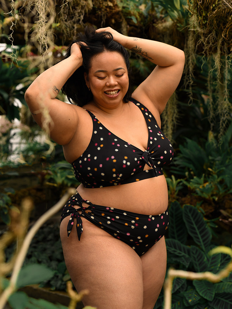 plus size Women's Tied Bikini Top