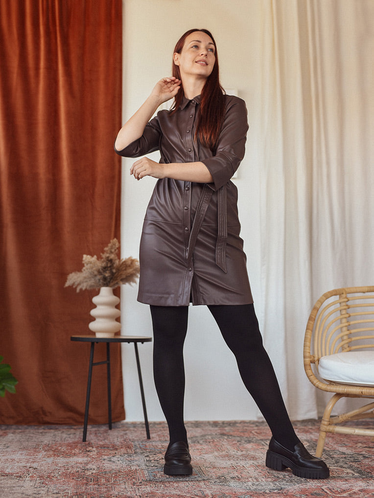 Black Warm Tights 250D