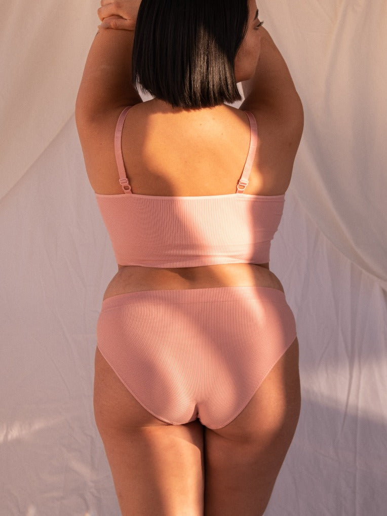 women's seamless rib panty