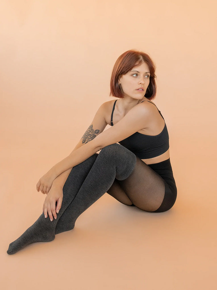 eco grey warm otk tights