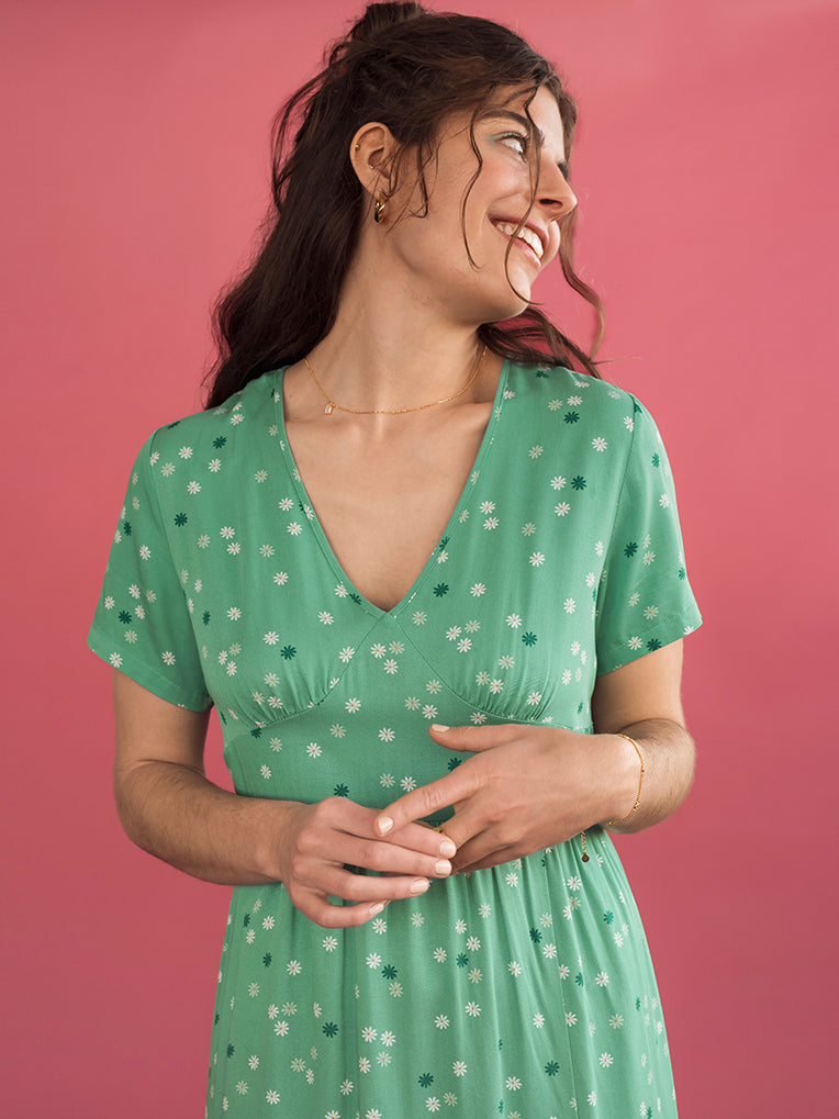 robe encolure V pour femmes