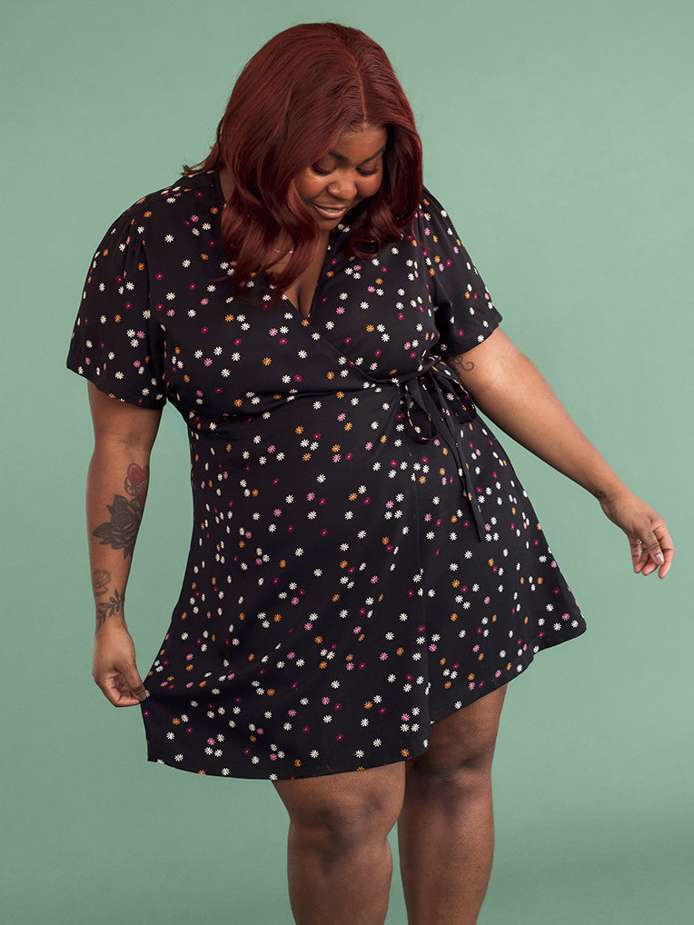 Women's plus size Wrap Dress