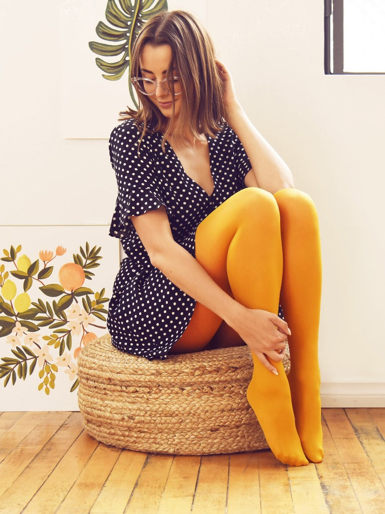 Mustard Yellow Tights