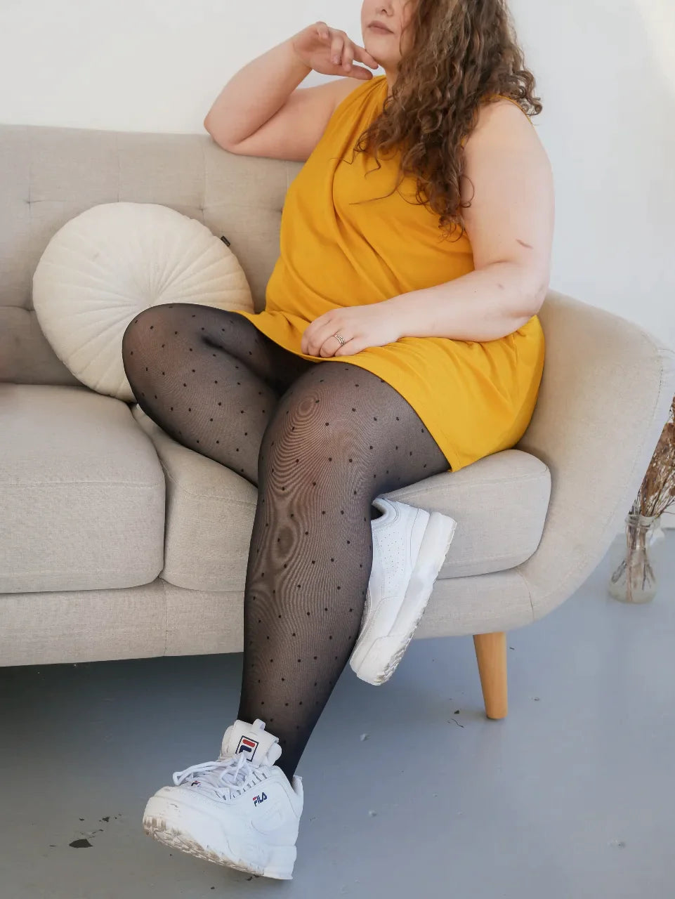 collants pois