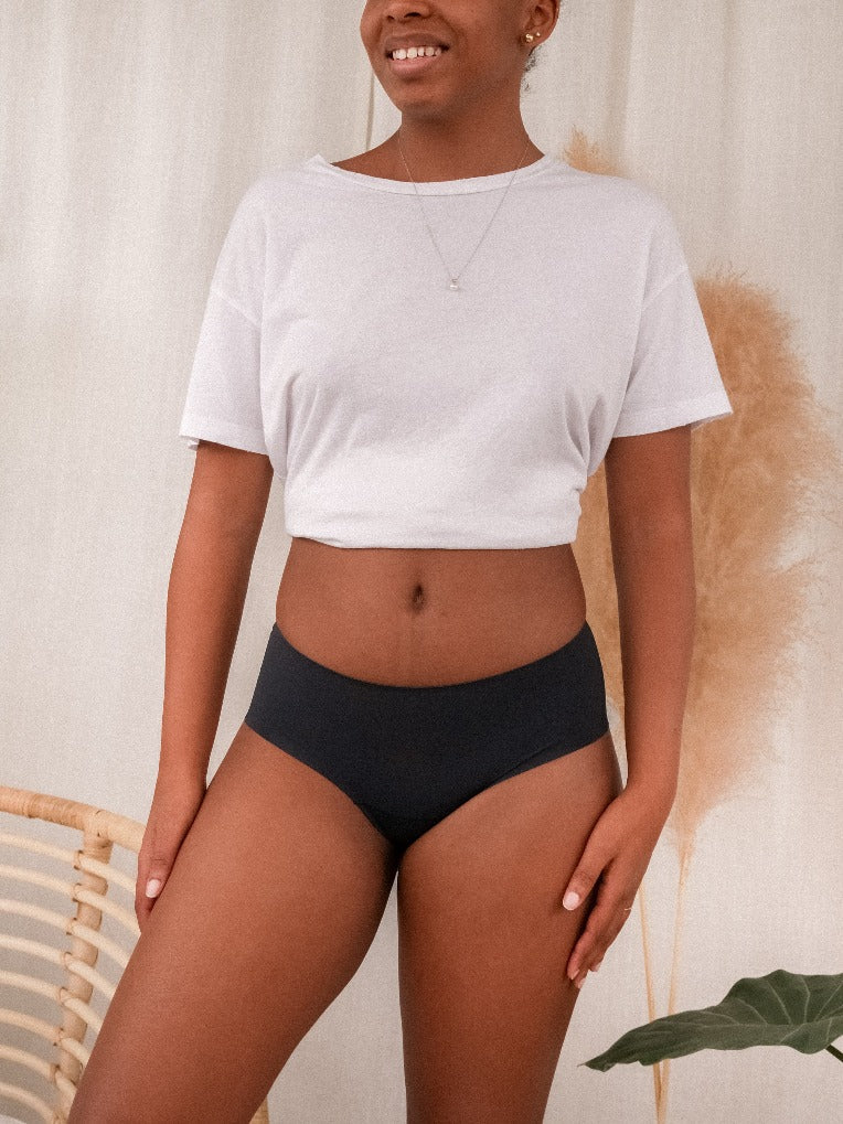 Culotte Bikini Invisible éco (noir)