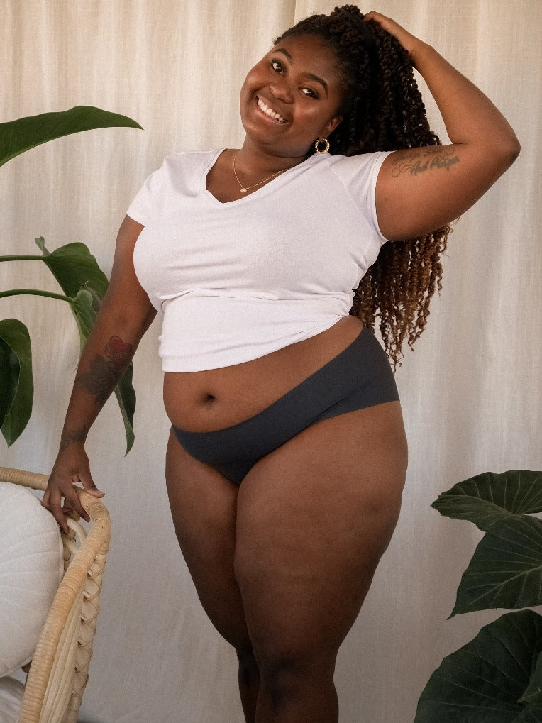 Culotte Bikini Invisible éco (noir)