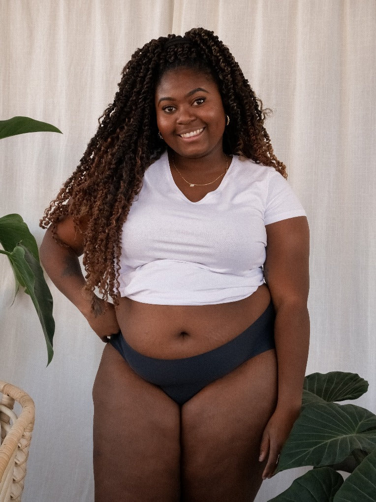 Culotte Bikini Invisible éco (noir)