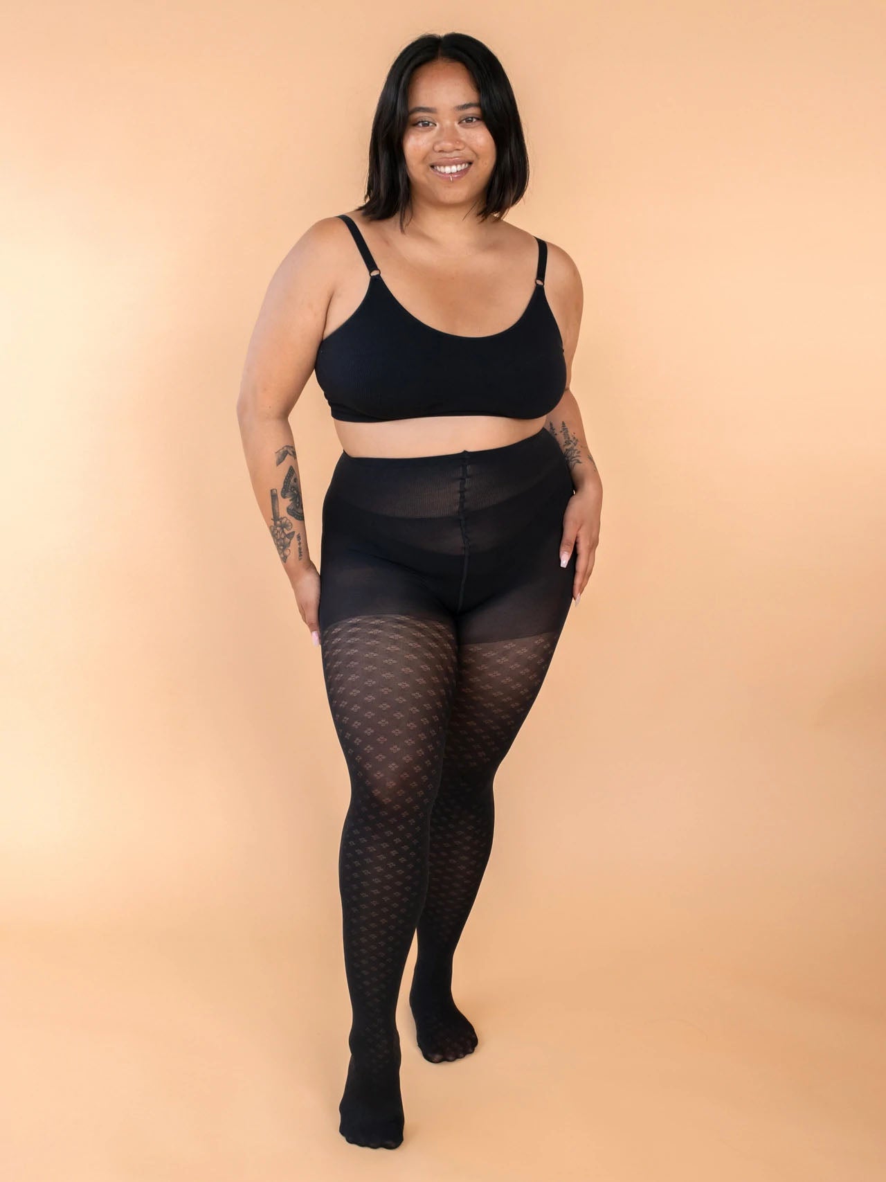 Mini Floral Tights