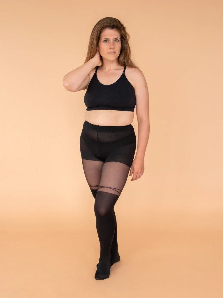 Collants cuissardes femme fantaisie