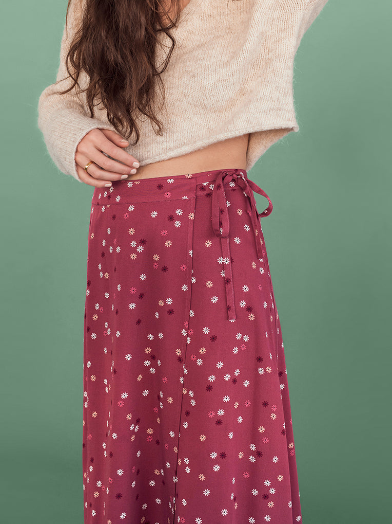 Jupe midi pour femmes