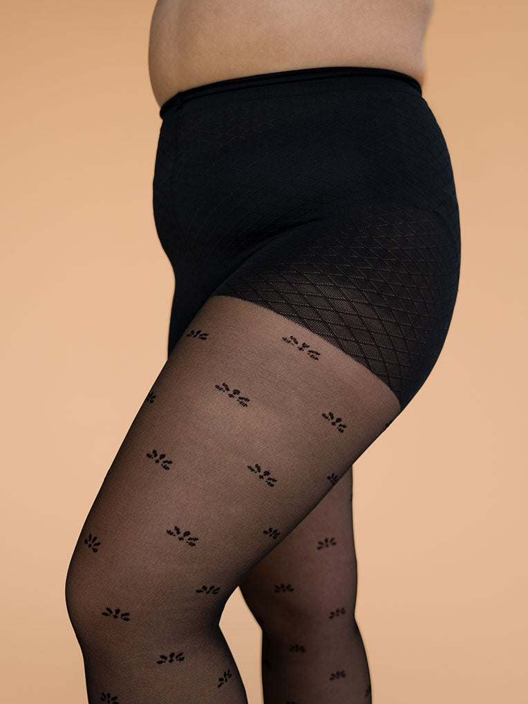 Women's Plus size printed hosiery