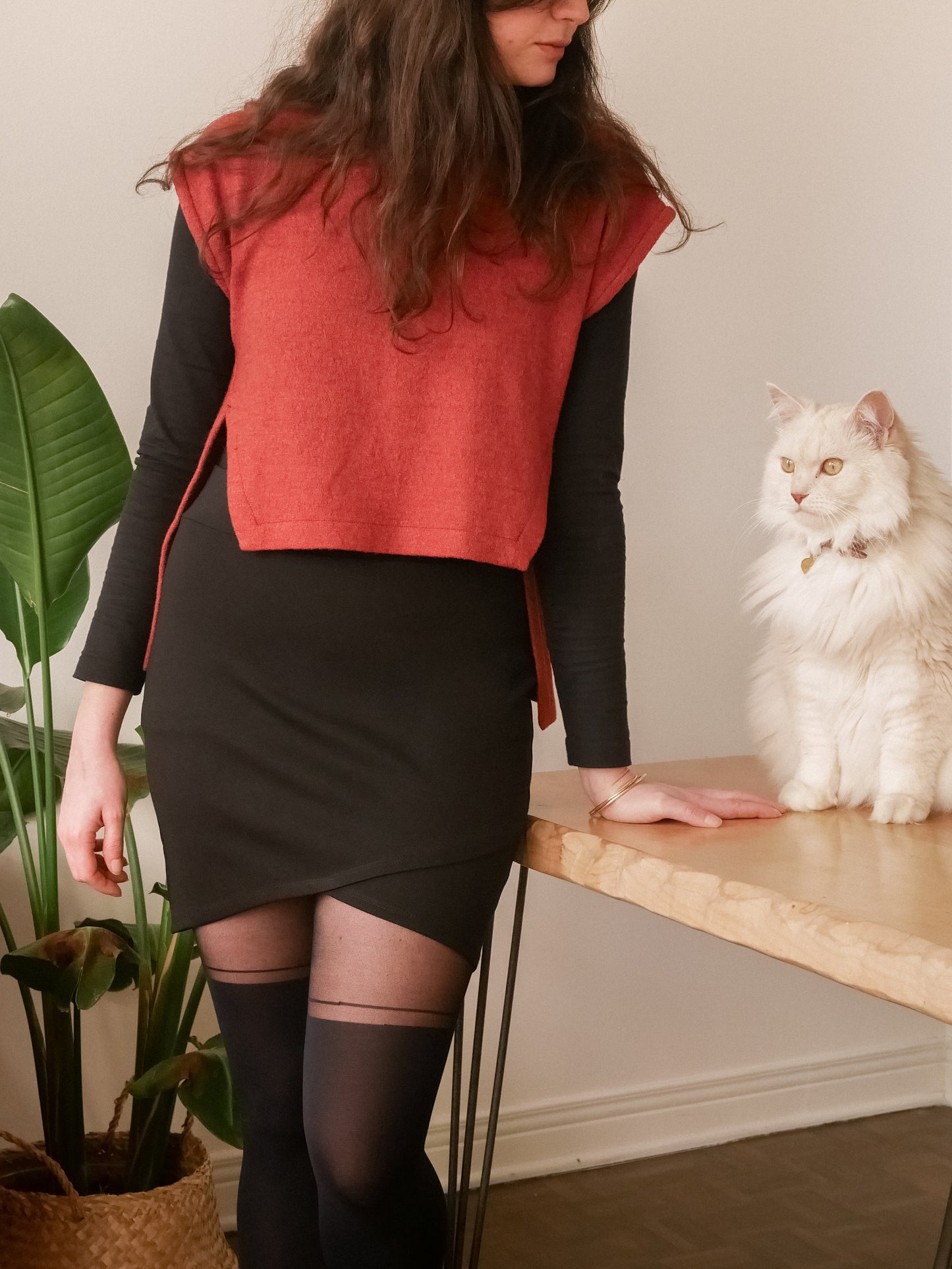 Wrap Mini Skirt